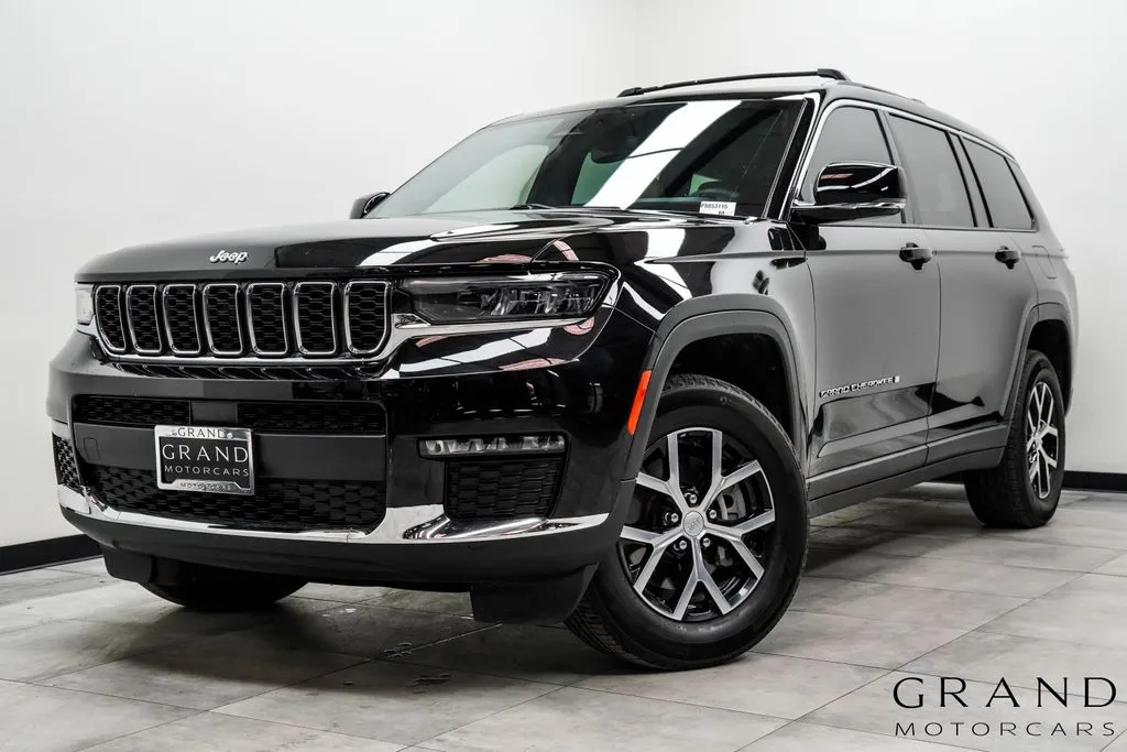 Black 2023 Jeep Grand Cherokee L Limited for sale in Marietta, GA