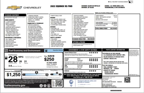 Another view of 2022 Chevrolet Equinox RS for sale in Marietta, GA at Grand Motorcars Marietta