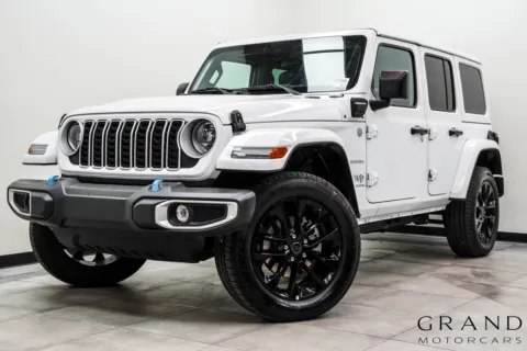 White 2024 Jeep Wrangler Sahara 4xe for sale in Marietta, GA
