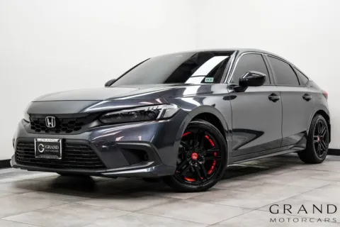 Black 2022 Honda Civic EX-L for sale in Marietta, GA