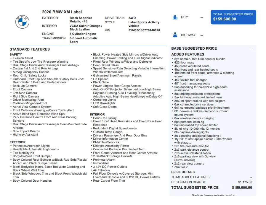 2026 BMW XM Base - Photo 3