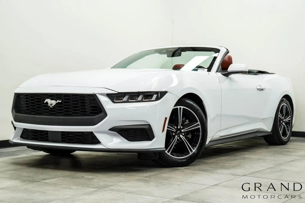 White 2024 Ford Mustang EcoBoost Premium for sale in Marietta, GA