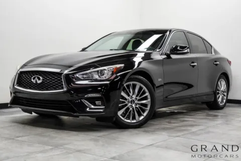 Black 2018 INFINITI Q50 2.0t LUXE for sale in Marietta, GA