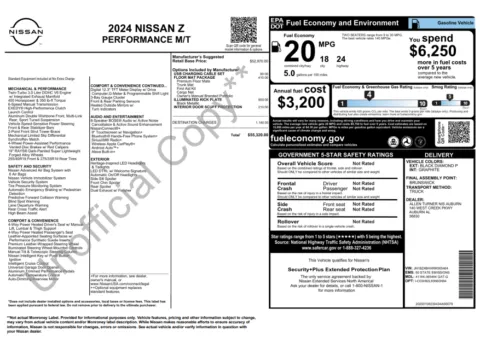 Another view of 2024 Nissan Z Performance for sale in Marietta, GA at Grand Motorcars Marietta