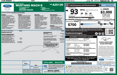 Another view of 2022 Ford Mustang Mach-E Premium for sale in Marietta, GA at Grand Motorcars Marietta