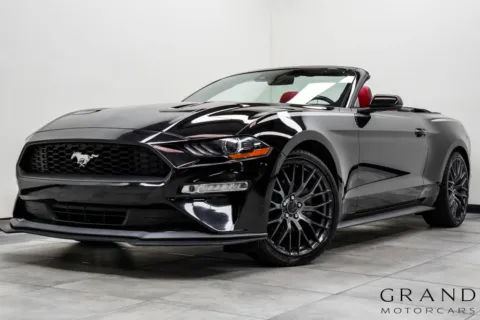 Black 2019 Ford Mustang EcoBoost Premium for sale in Marietta, GA