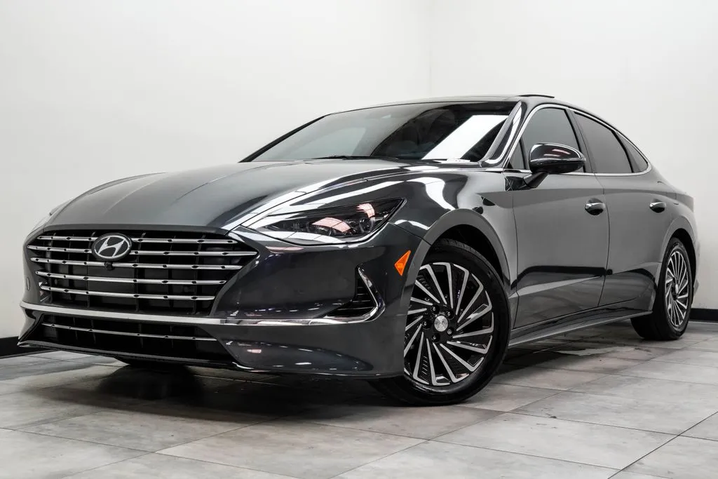 Gray 2023 Hyundai Sonata Hybrid Limited for sale in Marietta, GA