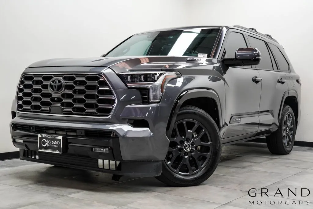 Gray 2024 Toyota Sequoia Platinum for sale in Marietta, GA