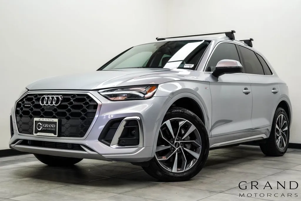 Silver 2022 Audi Q5 45 S line Premium for sale in Marietta, GA