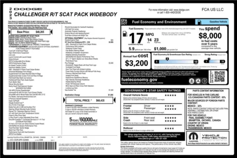 Another view of 2023 Dodge Challenger R/T Scat Pack Widebody for sale in Marietta, GA at Grand Motorcars Marietta
