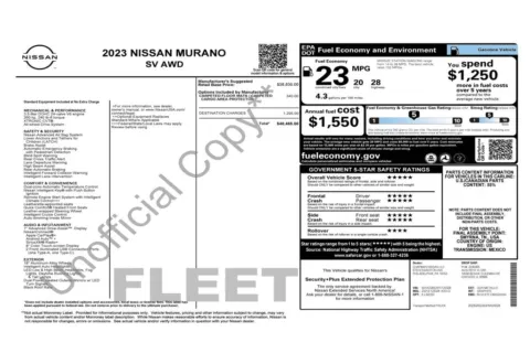 Another view of 2023 Nissan Murano SV for sale in Marietta, GA at Grand Motorcars Marietta