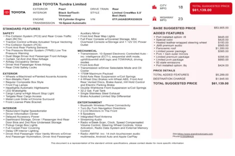 More photos of 2024 Toyota Tundra Limited at Grand Motorcars Marietta, GA