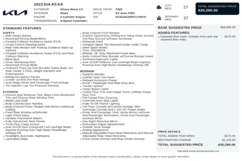 More photos of 2023 Kia K5 EX at Grand Motorcars Marietta, GA