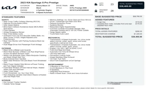 More photos of 2023 Kia Sportage X-Pro Prestige at Grand Motorcars Marietta, GA