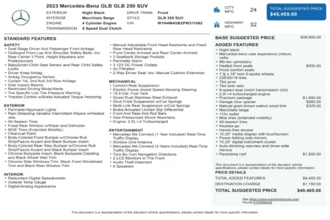 Another view of 2023 Mercedes-Benz GLB 250 for sale in Marietta, GA at Grand Motorcars Marietta