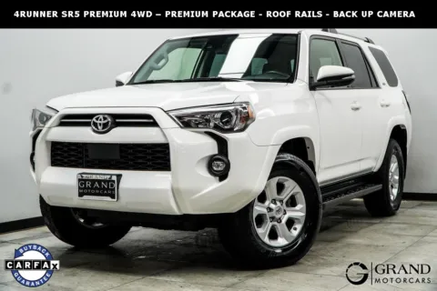 White 2021 Toyota 4Runner SR5 Premium for sale in Marietta, GA