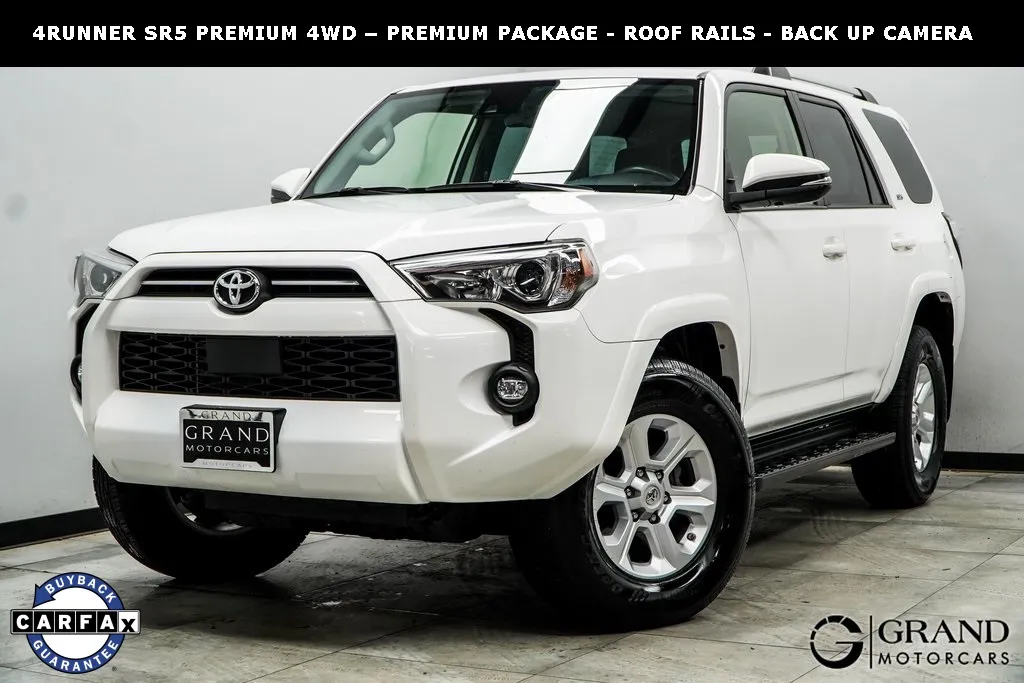 White 2021 Toyota 4Runner SR5 Premium for sale in Marietta, GA