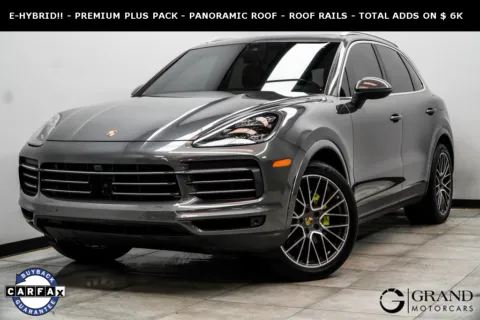 Gray 2020 Porsche Cayenne E-Hybrid for sale in Marietta, GA