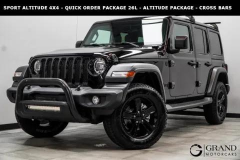 Black 2020 Jeep Wrangler Unlimited Sport Altitude for sale in Marietta, GA