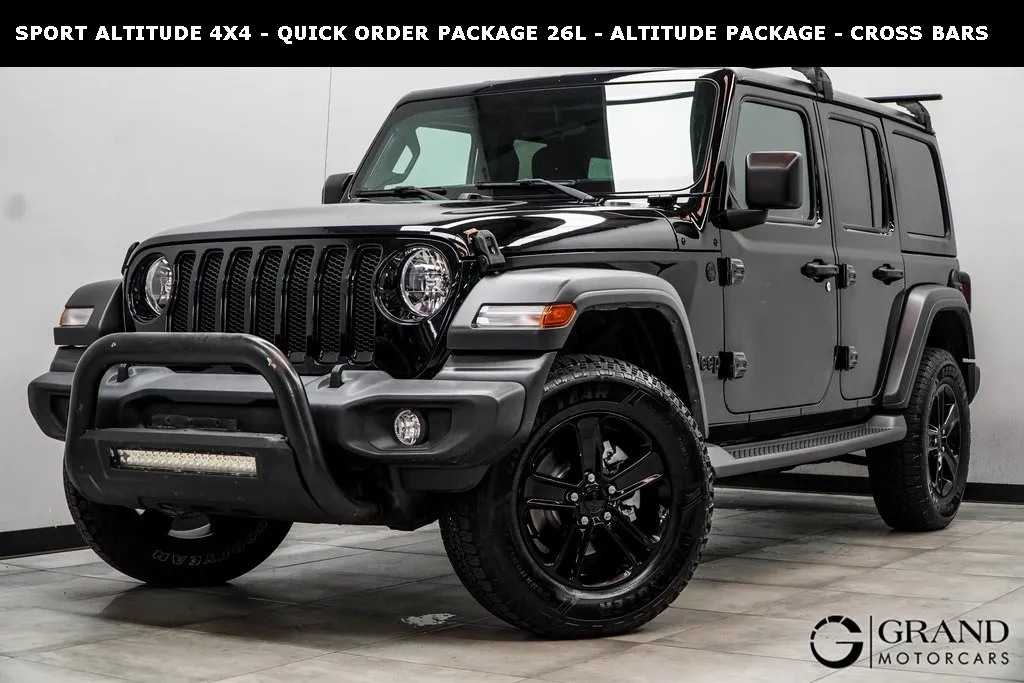 Black 2020 Jeep Wrangler Unlimited Sport Altitude for sale in Marietta, GA