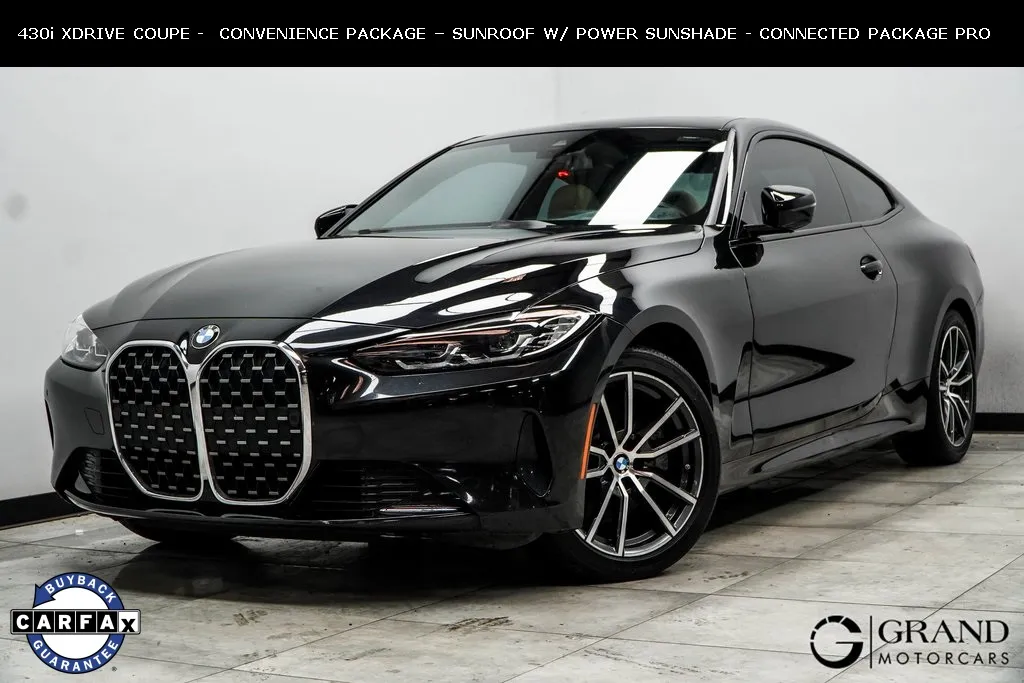 Black 2021 BMW 4 Series 430i xDrive for sale in Marietta, GA