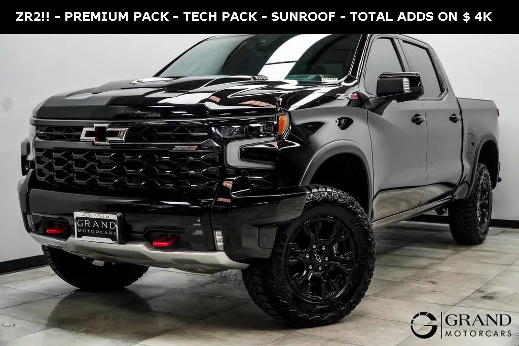 Black 2023 Chevrolet Silverado 1500 ZR2 for sale in Marietta, GA