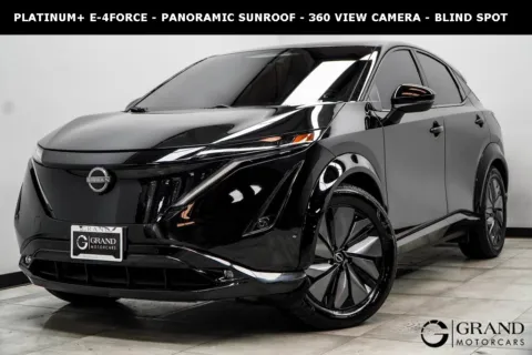 Black 2023 Nissan Ariya PLATINUM+ e-4ORCE for sale in Marietta, GA