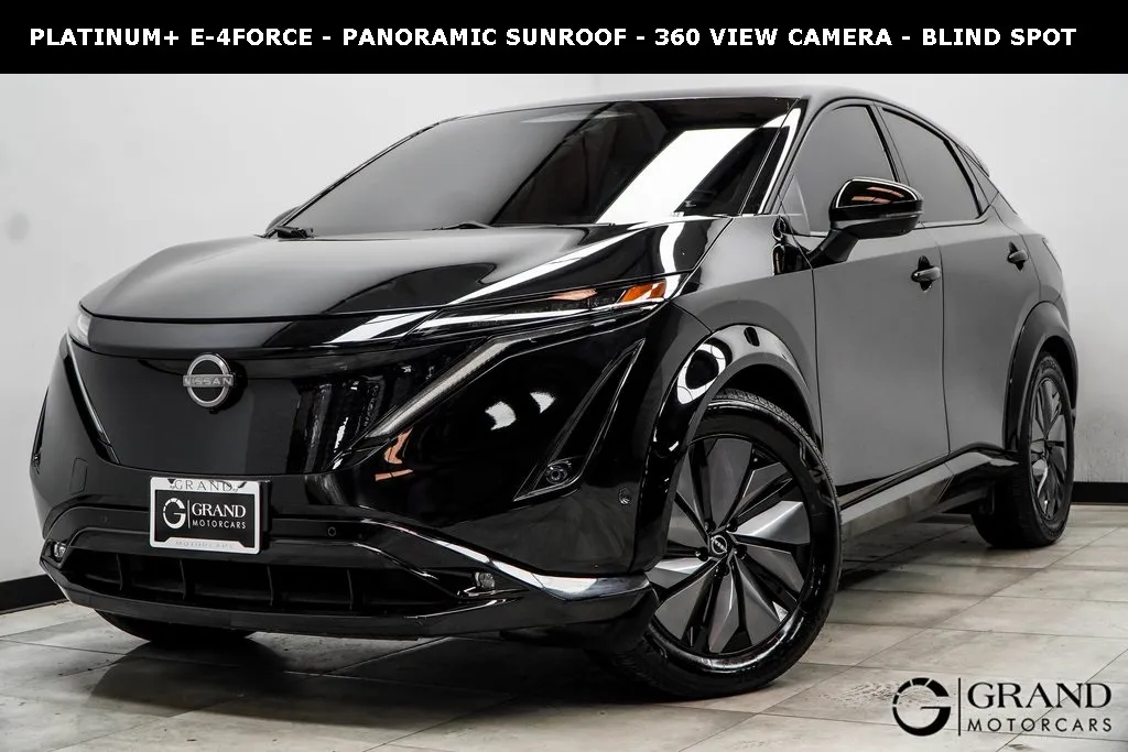 Black 2023 Nissan Ariya PLATINUM+ e-4ORCE for sale in Marietta, GA