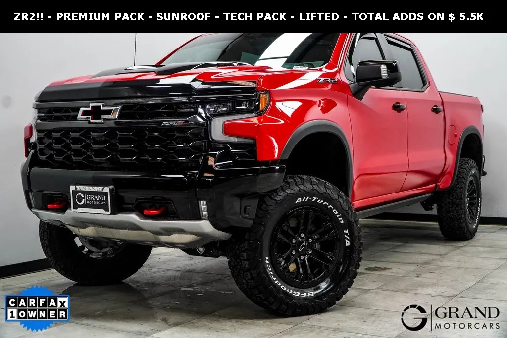 Red 2024 Chevrolet Silverado 1500 ZR2 for sale in Marietta, GA
