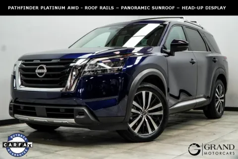 Blue 2023 Nissan Pathfinder Platinum for sale in Marietta, GA