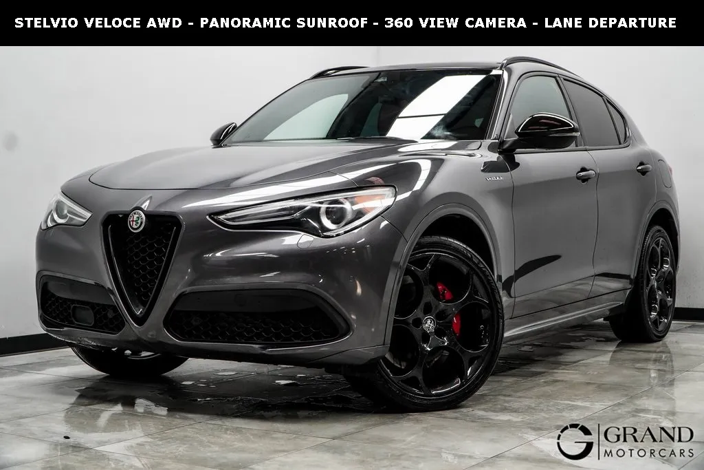 Gray 2022 Alfa Romeo Stelvio Veloce for sale in Marietta, GA