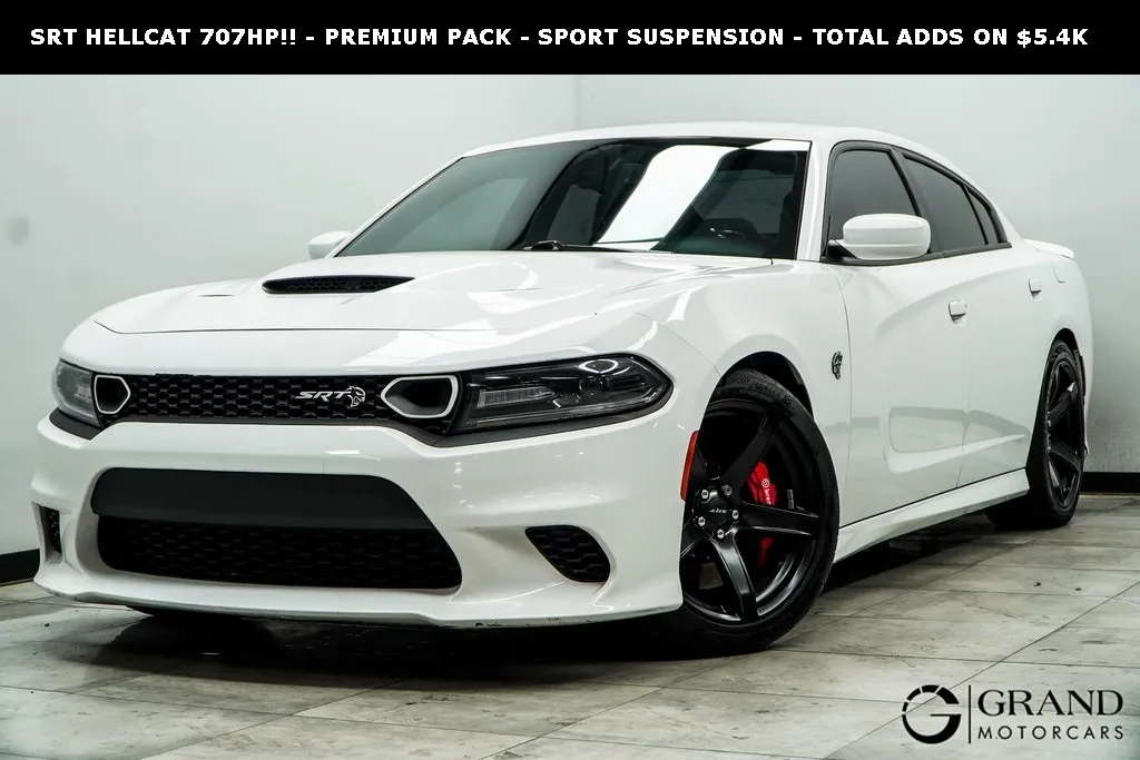 White 2019 Dodge Charger SRT Hellcat for sale in Marietta, GA