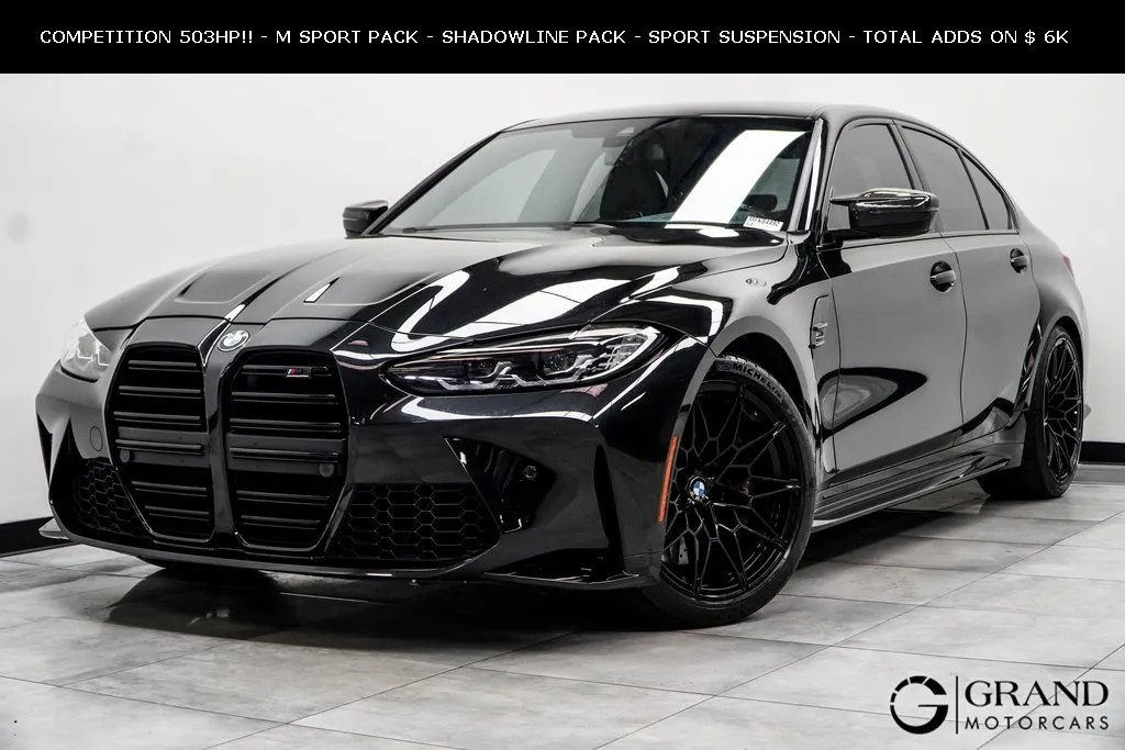 Black 2021 BMW M3 Competition for sale in Marietta, GA