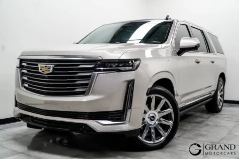 Beige 2021 Cadillac Escalade ESV Premium Luxury Platinum for sale in Marietta, GA