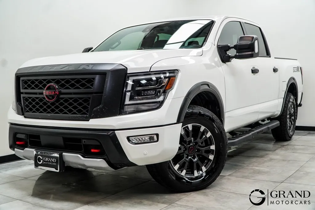 White 2023 Nissan Titan PRO-4X for sale in Marietta, GA