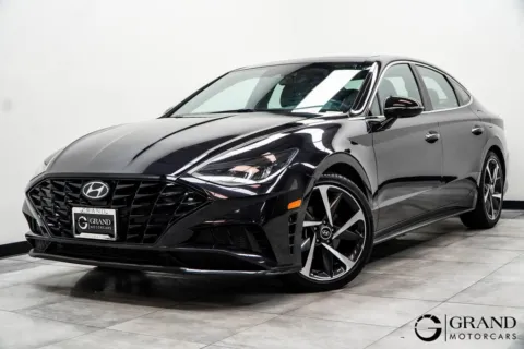 Blue 2023 Hyundai Sonata SEL Plus for sale in Marietta, GA