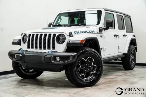 White 2022 Jeep Wrangler Unlimited Rubicon 4xe for sale in Marietta, GA