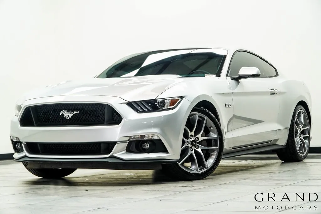 Silver 2017 Ford Mustang GT Premium for sale in Marietta, GA