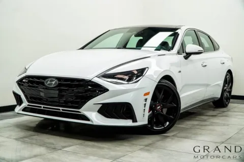 White 2022 Hyundai Sonata N Line for sale in Marietta, GA