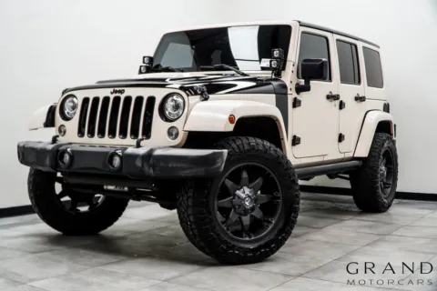 Black 2017 Jeep Wrangler Unlimited Sahara for sale in Marietta, GA