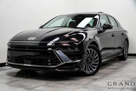 Black 2024 Hyundai Sonata Hybrid Limited for sale in Marietta, GA