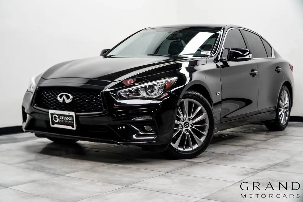 Black 2019 INFINITI Q50 3.0t LUXE for sale in Marietta, GA