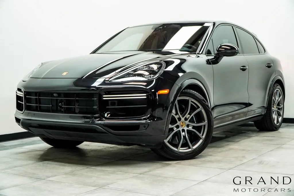 Black 2021 Porsche Cayenne Coupe Turbo for sale in Marietta, GA