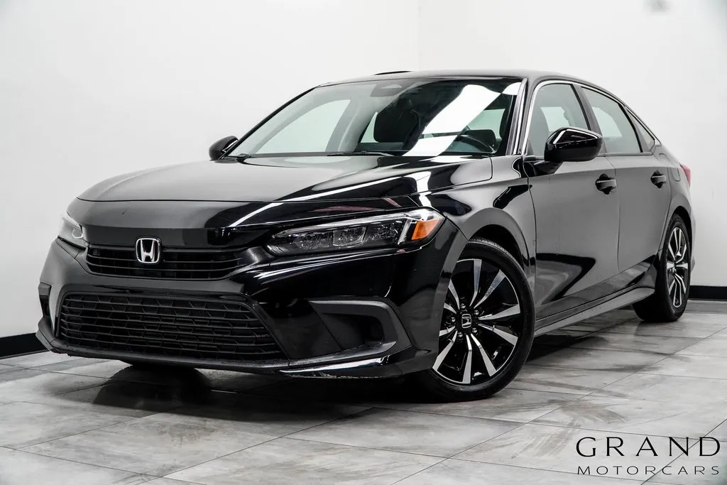 Black 2022 Honda Civic EX for sale in Marietta, GA
