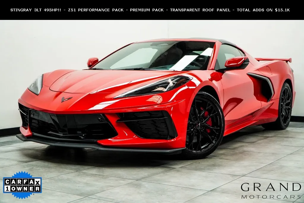 Red 2025 Chevrolet Corvette Stingray for sale in Marietta, GA