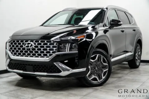 Black 2023 Hyundai Santa Fe Hybrid Limited for sale in Marietta, GA