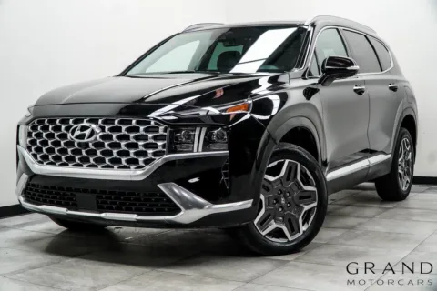 Black 2023 Hyundai Santa Fe Hybrid Limited for sale in Marietta, GA