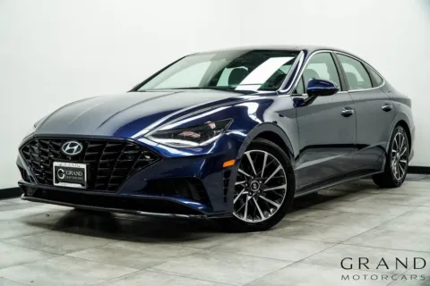Blue 2022 Hyundai Sonata Limited for sale in Marietta, GA