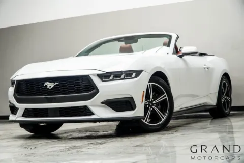 White 2024 Ford Mustang EcoBoost Premium for sale in Kennesaw, GA