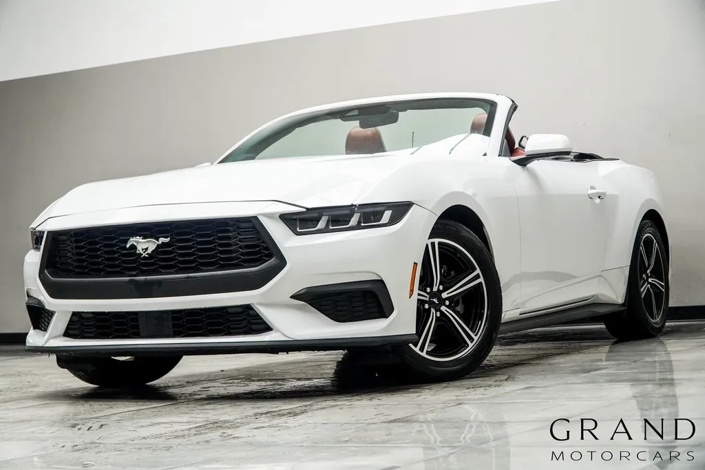 White 2024 Ford Mustang EcoBoost Premium for sale in Kennesaw, GA